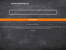 Tablet Screenshot of bunkerarchaeologie.de